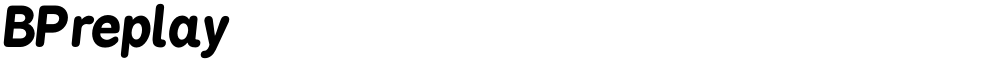 BPreplay