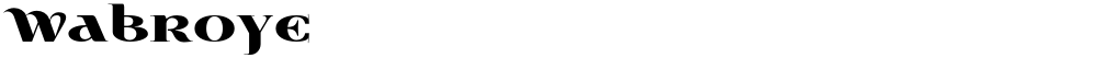 Wabroye