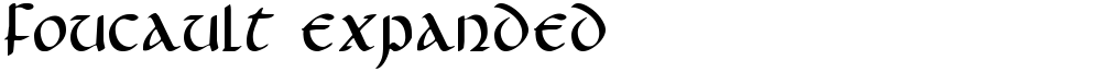 Foucault Expanded