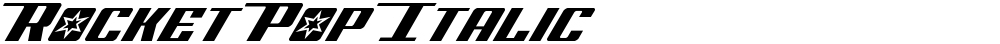 Rocket Pop Italic