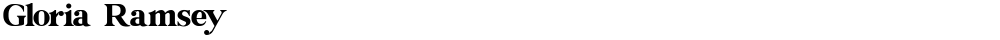 Gloria Ramsey