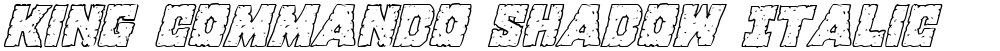 King Commando Shadow Italic