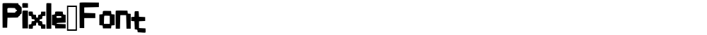 Pixle_Font
