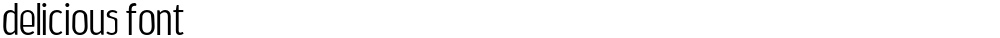 delicious font