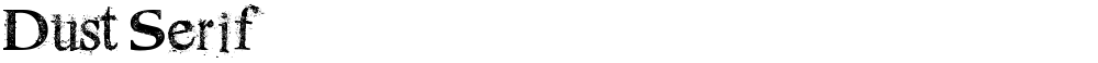 Dust Serif