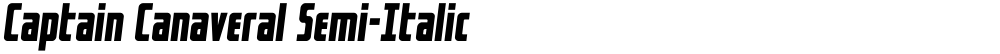 Captain Canaveral Semi-Italic