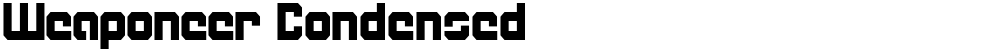 Weaponeer Condensed