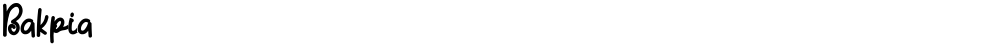 Bakpia