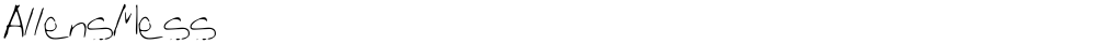 AllensMess