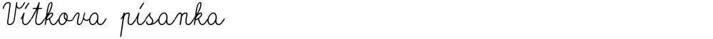 Vítkova písanka