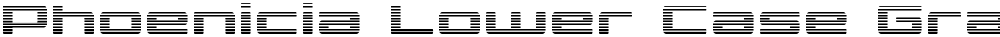 Phoenicia Lower Case Gradient