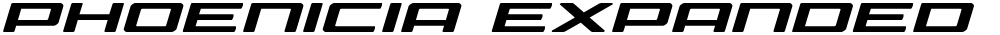 Phoenicia Expanded Italic