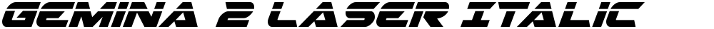 Gemina 2 Laser Italic
