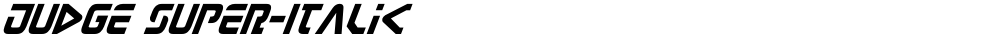 Judge Super-Italic