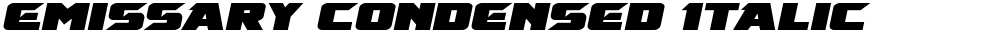 Emissary Condensed Italic