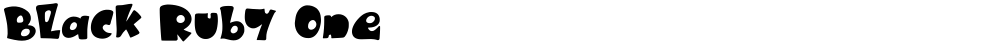 Black Ruby One