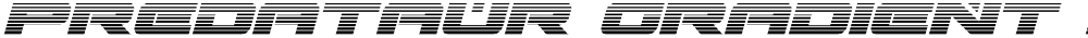 Predataur Gradient Italic