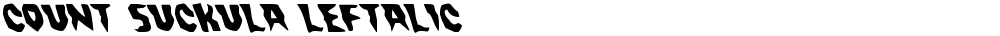 Count Suckula Leftalic