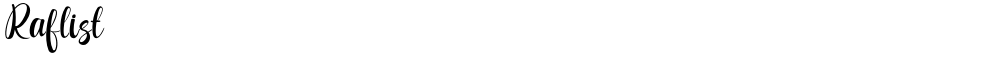 Raflist