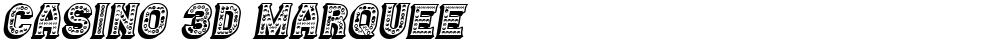 Casino 3D Marquee