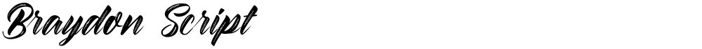 Braydon Script