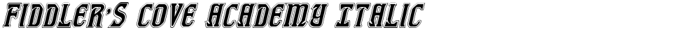 Fiddler's Cove Academy Italic