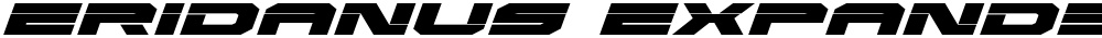 Eridanus Expanded Italic