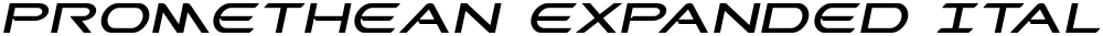 Promethean Expanded Italic