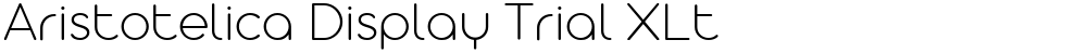Aristotelica Display Trial XLt