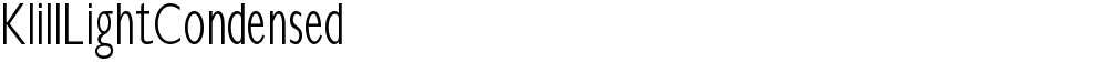 KlillLightCondensed