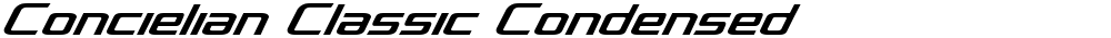 Concielian Classic Condensed
