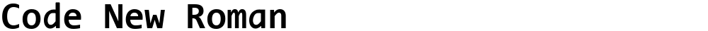 Code New Roman