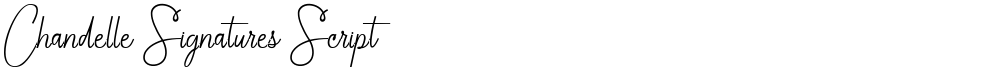 Chandelle Signatures Script