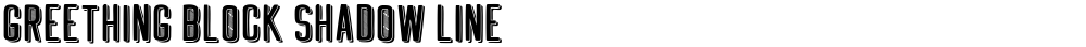GREETHING BLOCK SHADOW LINE