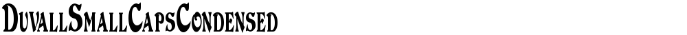 DuvallSmallCapsCondensed