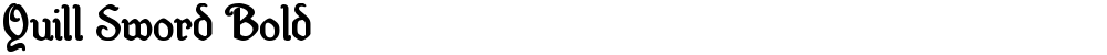 Quill Sword Bold