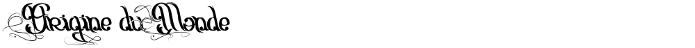 Origine du Monde