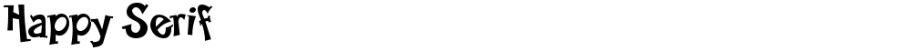 Happy Serif