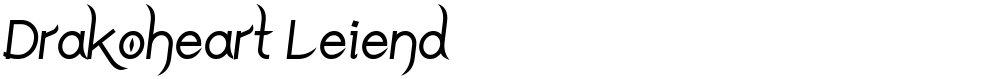 Drakoheart Leiend