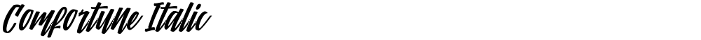 Comfortune Italic