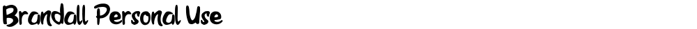 Brandall Personal Use