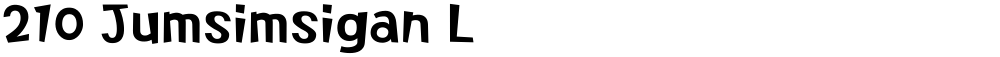 210 Jumsimsigan L