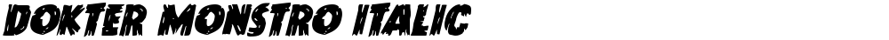 Dokter Monstro Italic