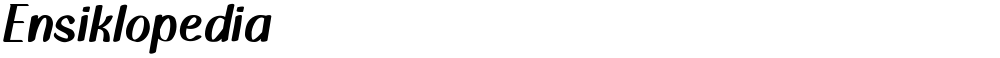 Ensiklopedia