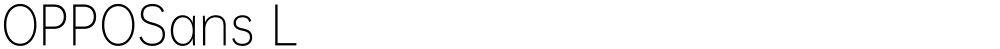 OPPOSans L