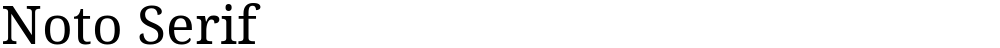 Noto Serif