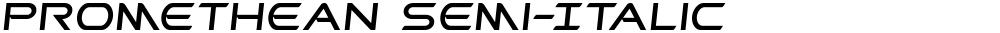 Promethean Semi-Italic
