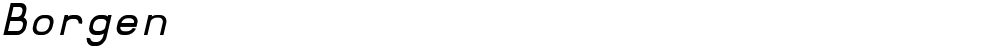 Borgen