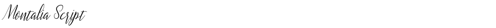 Montalia Script