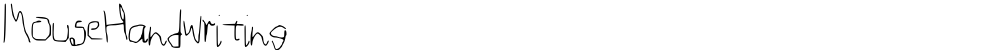 MouseHandwriting